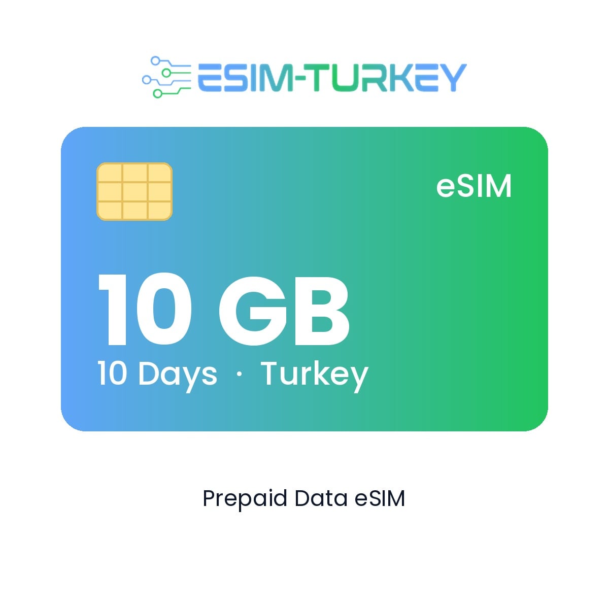 Türkiye eSIM 10 GB – 10 gün
