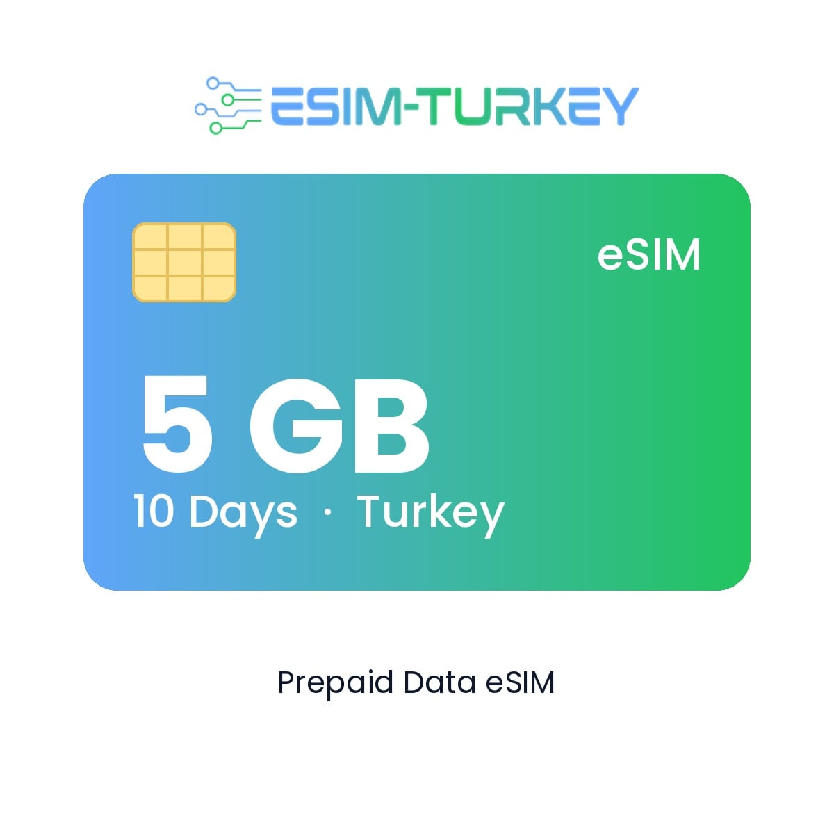 Türkiye eSIM 5 GB – 10 gün
