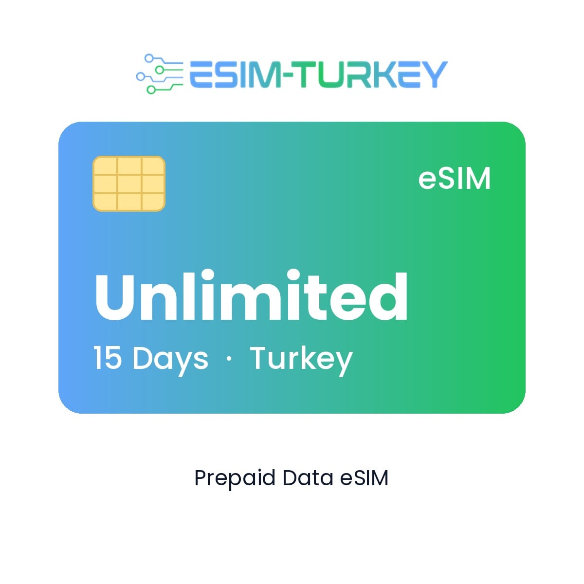 Türkiye eSIM Sınırsız Max – 15 gün