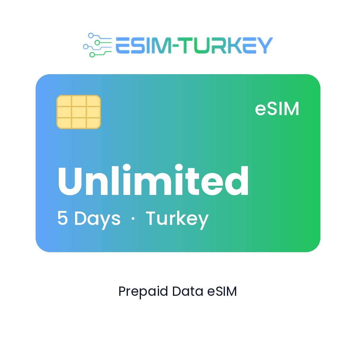 Türkiye eSIM Sınırsız Max – 5 gün